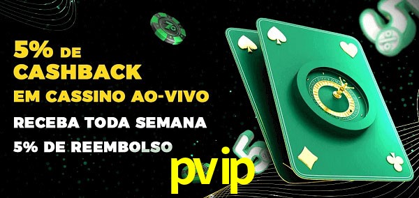 Promoções do cassino ao Vivo pvip